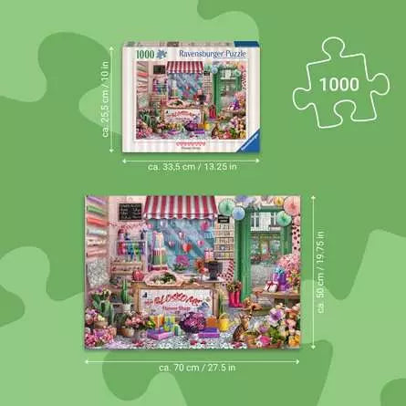 RAVENSBURGER, Blossoms Flower Shop, 1000 pieces