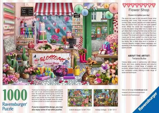 RAVENSBURGER, Blossoms Flower Shop, 1000 pieces