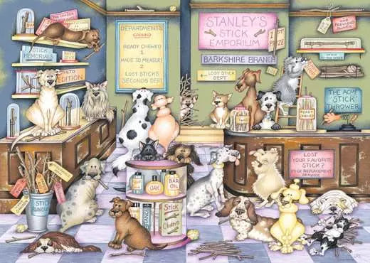 RAVENSBURGER Stanley's Stick Emporium 1000 Pc Puzzle