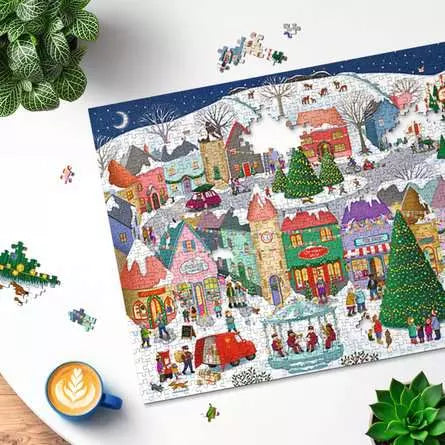 RAVENSBURGER, Christmas Town, 1000 pieces