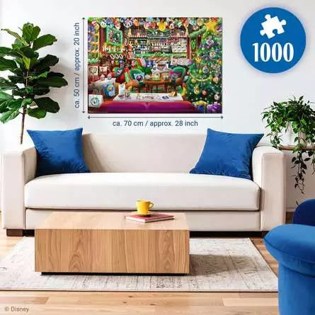 RAVENSBURGER, Disney - Disney Christmas Cafe, 1000 pieces