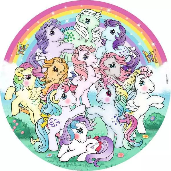 RAVENSBURGER My Little Pony 500 Pc Round Puzzle