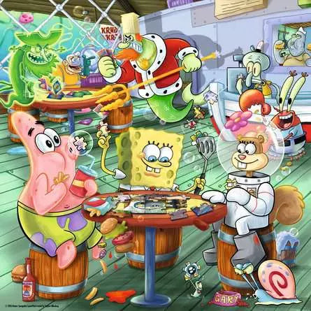 Ravensburger, SpongeBob, SquarePants - Games Night at the Krusty Krab, 500 pieces