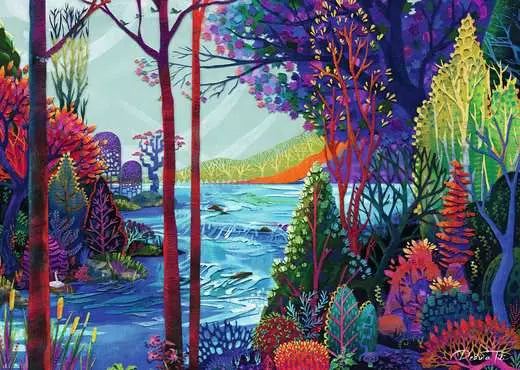 RAVENSBURGER, Redina Tili: Indigo Forest, 1000 pieces