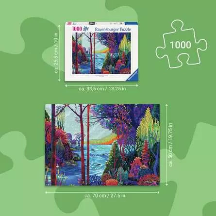 RAVENSBURGER, Redina Tili: Indigo Forest, 1000 pieces