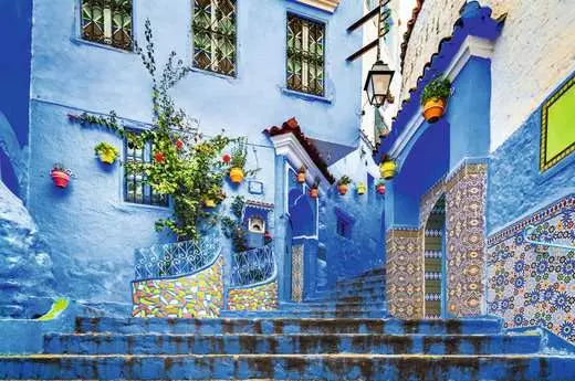 RAVENSBURGER Colorful Moroco (Morocco in Blue) 3000 pc Puzzle