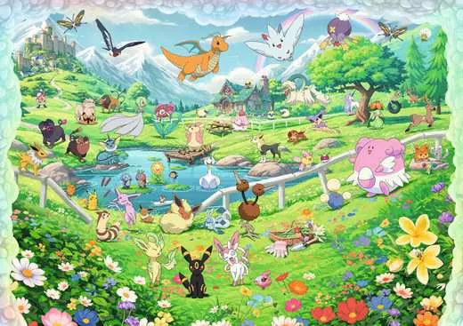 RAVENSBURGER, Pokémon - Pokémon- Celebration Journey, 40000 pieces