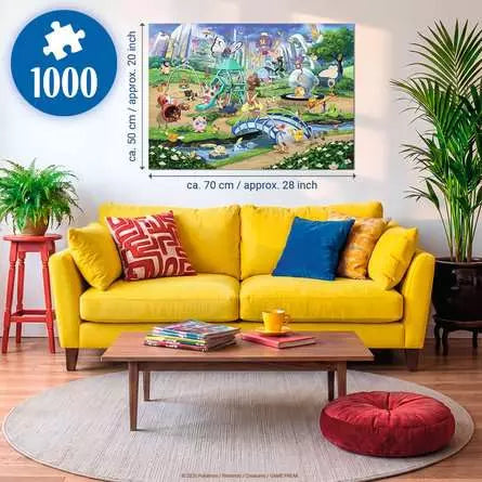 Ravensburger, Pokemon, Eevee and Park, 1000 pieces
