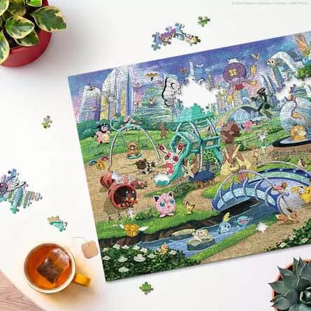 Ravensburger, Pokemon, Eevee and Park, 1000 pieces