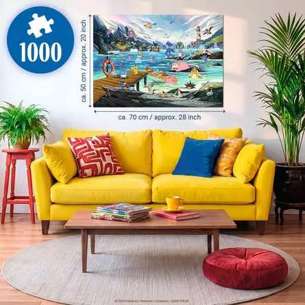 Ravensburger, Pokemon, Vaporeon and Temperate Marine, 1000 pieces