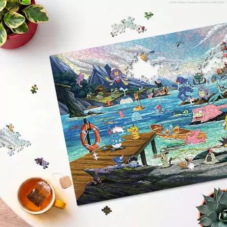 Ravensburger, Pokemon, Vaporeon and Temperate Marine, 1000 pieces