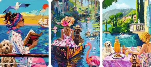 RAVENSBURGER Have Dog, Will Travel 3x100pc Mini Puzzles