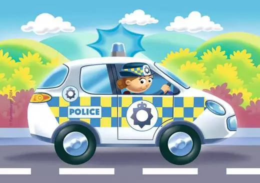 RAVENSBURGER MFP Rescue Vehicles 2, 3, 4, 5 pc Puzzles