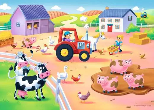 RAVENSBURGER MFP How Many Can You Count 6, 8, 10, 12 pc Puzzles