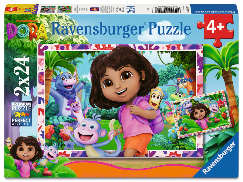 RAVENSBURGER Dora the Explorer 2x24 pc Puzzles