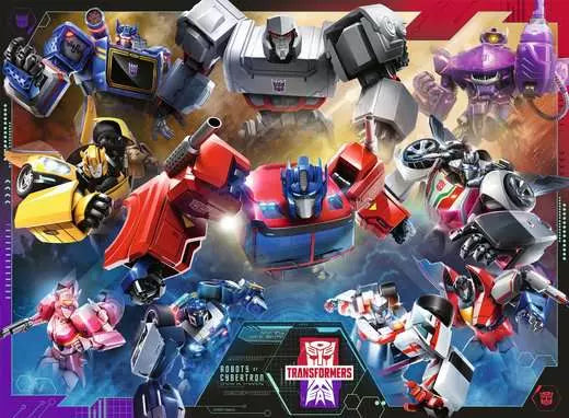 RAVENSBURGER Transformers, Children's puzzle 100 XXL pieces