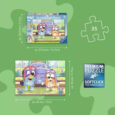 RAVENSBURGER Bluey - It's Granny Time! 35 pc Puzzle