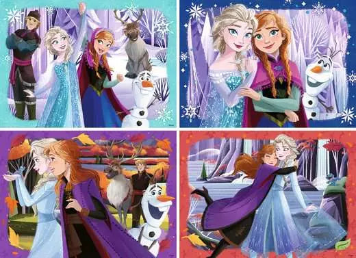 RAVENSBURGER Disney Frozen 4x100 pc Puzzle
