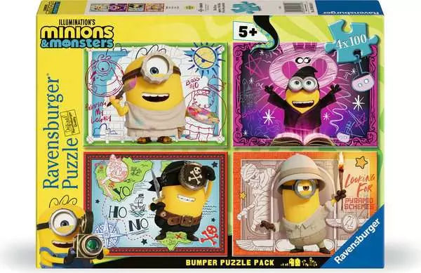 Ravensburger Minions 3 Ooops 4x100 pc Puzzle