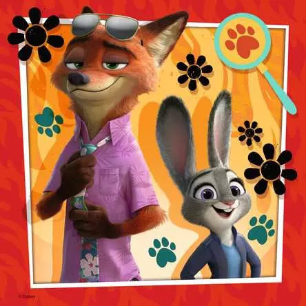 RAVENSBURGER Zootopia 2 3x49 Pc Puzzle