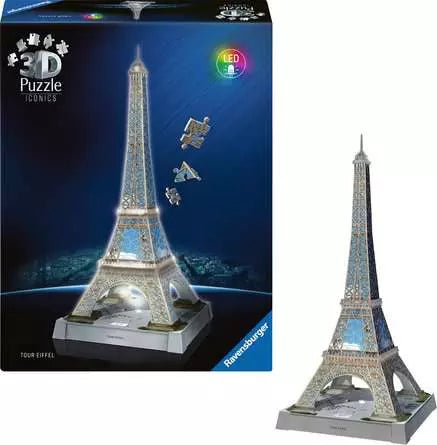 RAVENSBURGER Iconics 3D Eiffel Tower Night Ed. 216 pc