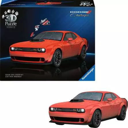 Ravensburger 3D Iconics Dodge Challenger R/T Scat Pack Widebody 108 pc