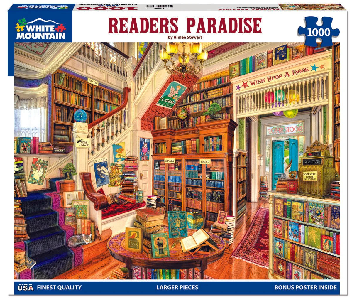 WHITE MOUNTAIN Readers Paradise (1244pz) 1000 PCS
