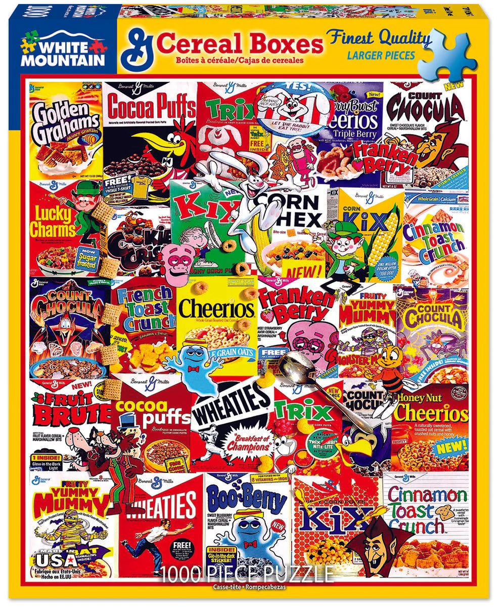 WHITE MOUNTAIN Cereal Boxes (1261pz) 1000 PCS