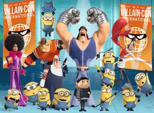 RAVENSBURGER Minions 2: Rise of Gru 100 pc Puzzle