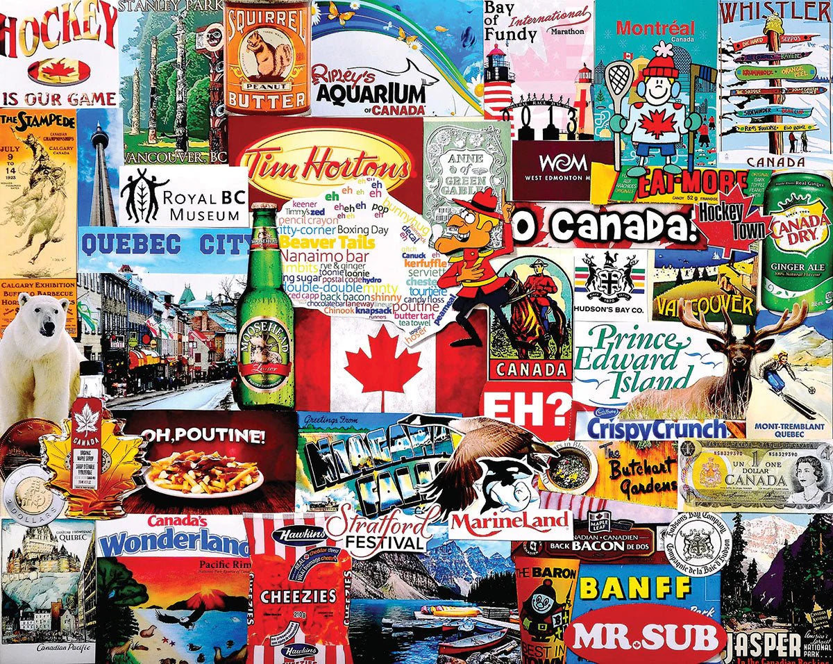 WHITE MOUNTAIN I Love Canada (1298pz) 1000 PCS