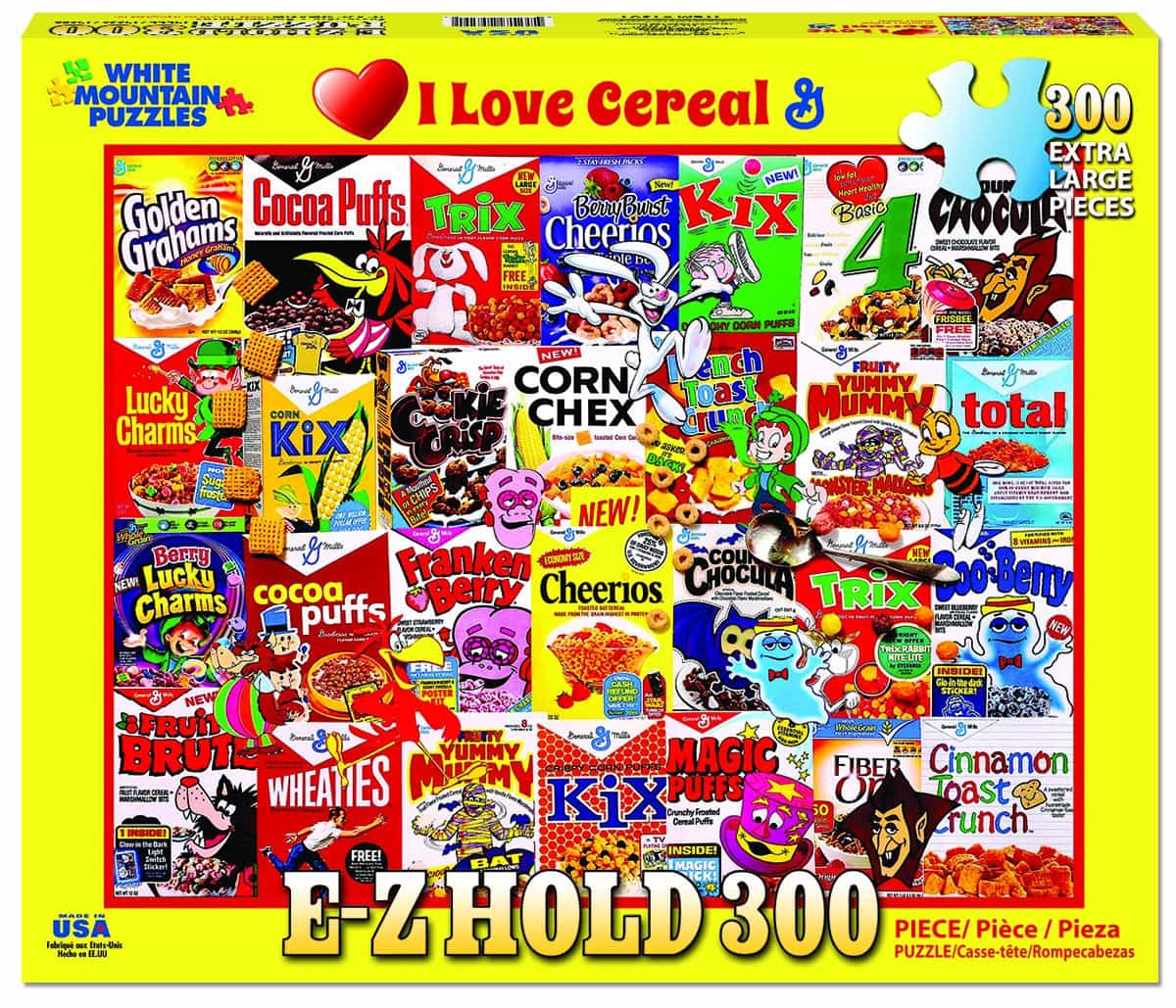 WHITE MOUNTAIN I Love Cereal (1301pz) 300 PCS