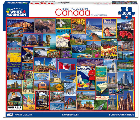WHITE MOUNTAIN  Best Places in Canada (1317pz) 1000 PCS