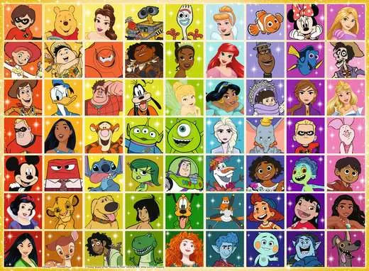 RAVENSBURGER Disney Color Palette 100 pc Puzzle