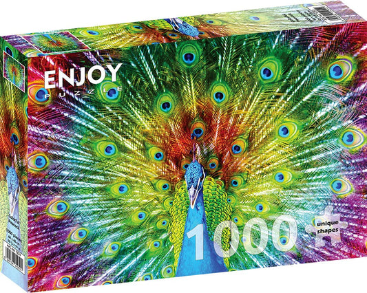 ENJOY PUZZLE Colorful Peacock 1000 PCS