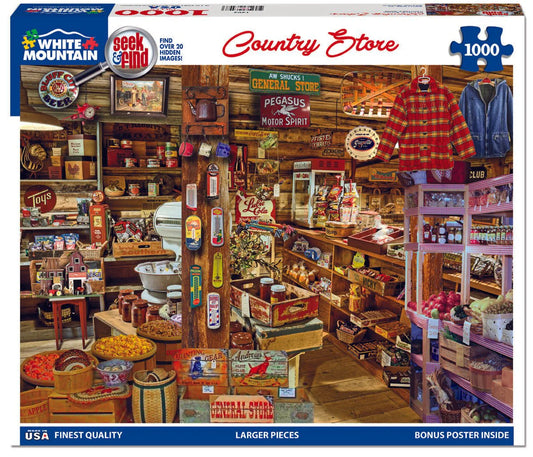 WHITE MOUNTAIN Country Store - Seek & Find (1393pz) 1000 PCS