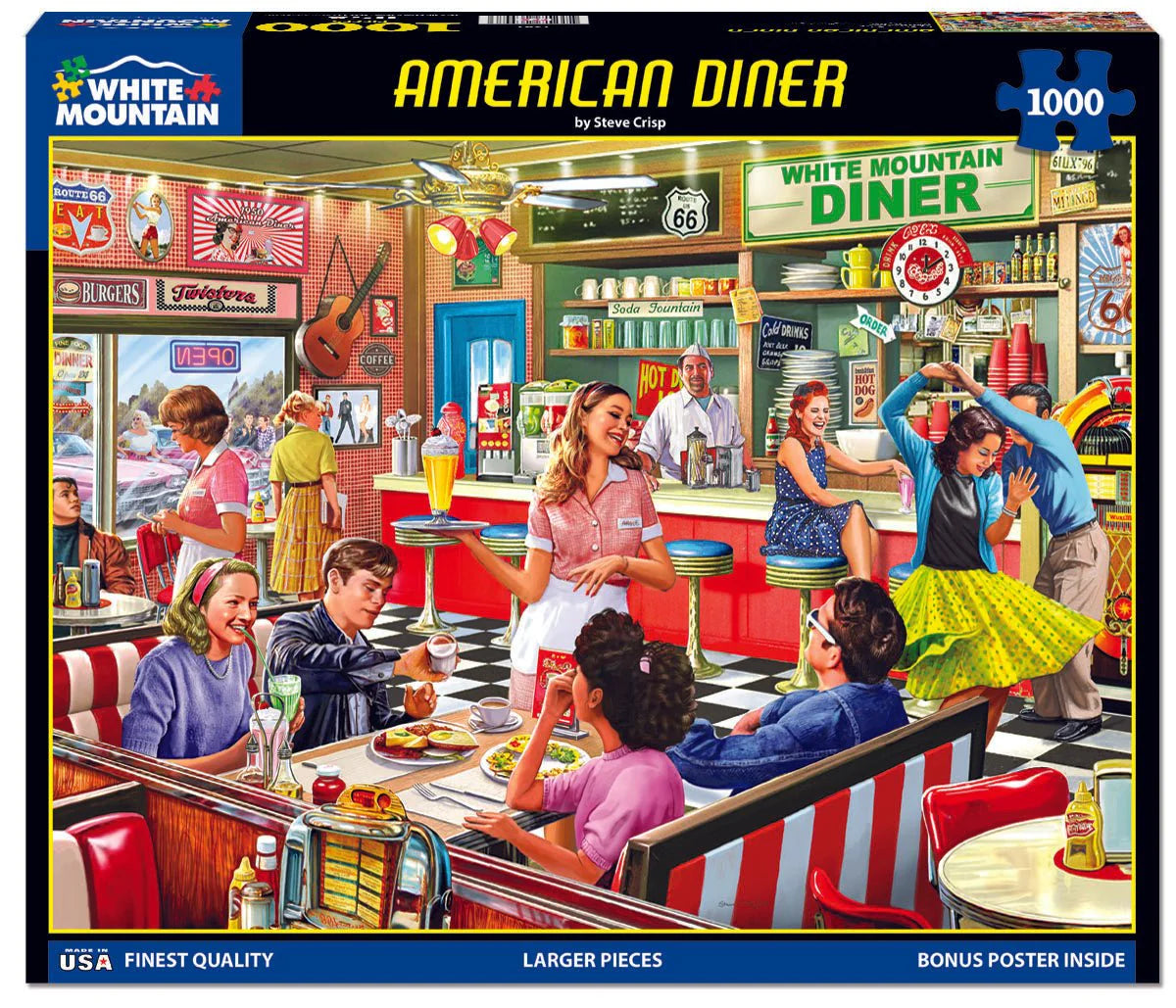 WHITE MOUNTAIN American Diner (1397pz) 1000 PCS