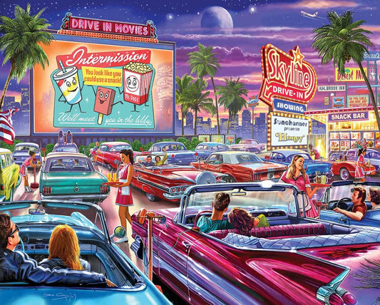 WHITE MOUNTAIN Drive-In Movie (1495pz) 1000 PCS