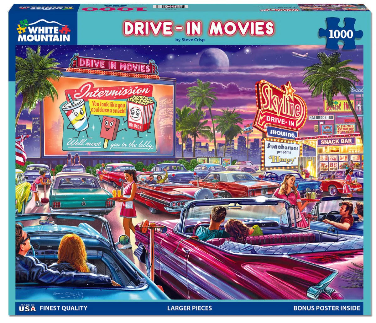 WHITE MOUNTAIN Drive-In Movie (1495pz) 1000 PCS