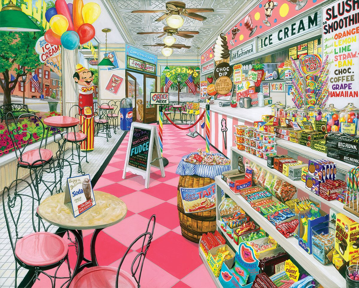 WHITE MOUNTAIN Ice Cream Parlor (1576pz) 1000 PCS