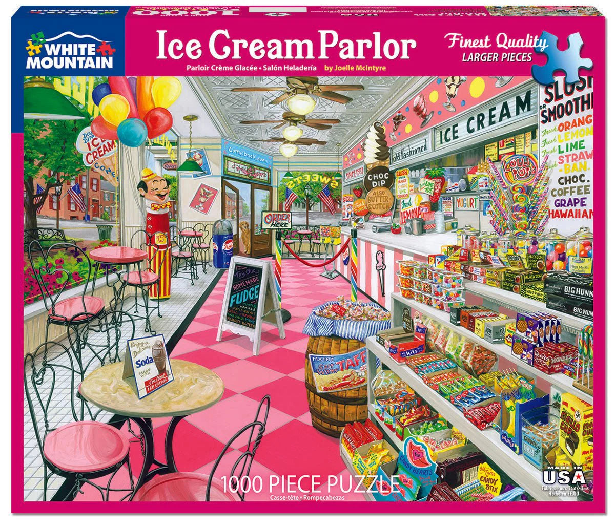 WHITE MOUNTAIN Ice Cream Parlor (1576pz) 1000 PCS