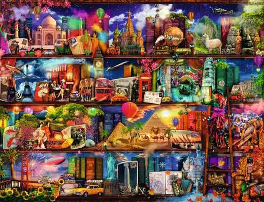 RAVENSBURGER World of Books 2000 pc Puzzle