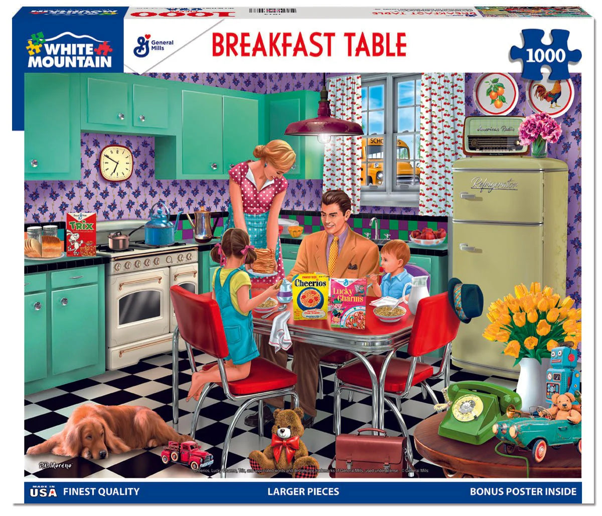 WHITE MOUNTAIN Breakfast Table (1675pz)  1000 PCS