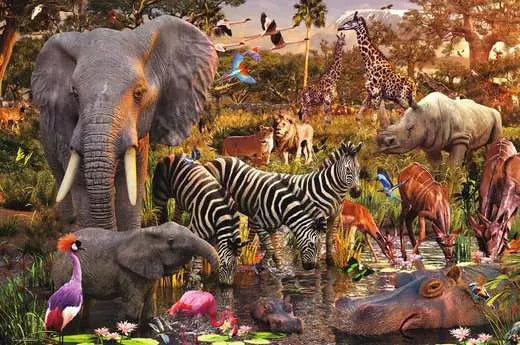 RAVENSBURGER African Animal World 3000 pc Puzzle