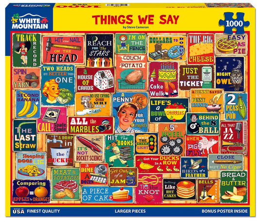 WHITE MOUNTAIN Things We Say (1733pz) 1000 PCS