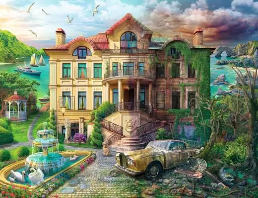 RAVENSBURGER Cove Manor Echoes 2000 pc Puzzle