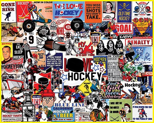 WHITE MOUNTAIN I Love Hockey (1770pz) 1000 PCS