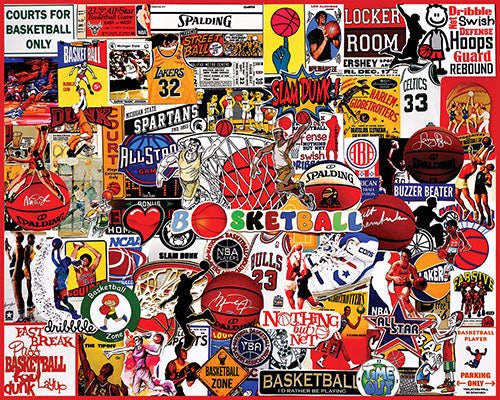 WHITE MOUNTAIN  I Love Basketball (1772pz) 1000 PCS