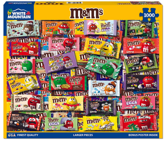 WHITE MOUNTAIN M&M's (1789pz) 1000 PCS