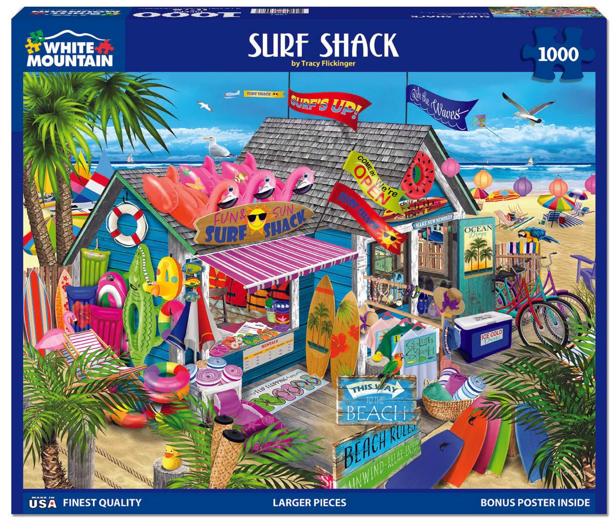 WHITE MOUNTAIN Surf Shack (1842pz) 1000 PCS