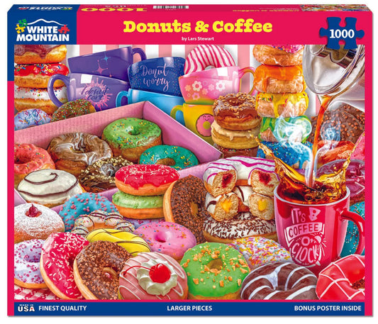 WHITE MOUNTAIN Donuts & Coffee (1869pz)  1000 PCS